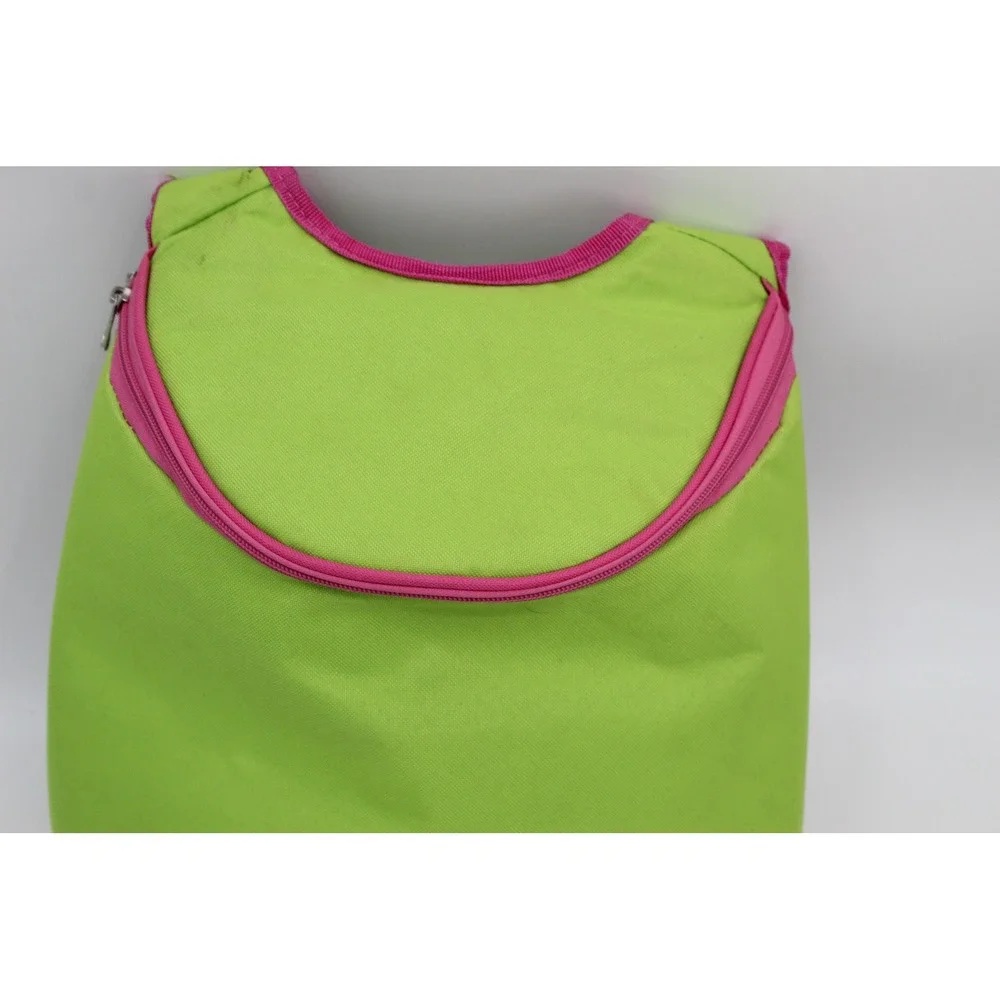 Buckhead Betties Insulated Backpack Cooler Bag Lime Green Pink Thermal Picnic